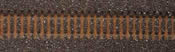 Dark brown Track bedding for straight track,228mm (G1,G3,G4,G6)