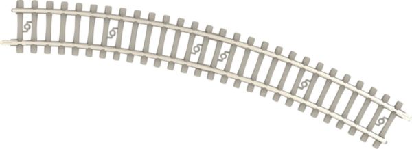 Trix 14522 - Concrete Tie Track R2 228.2 mm 30 Degrees