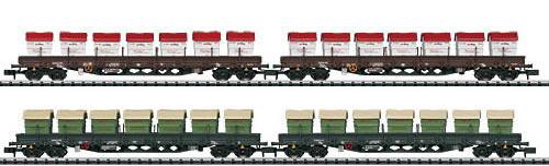 Trix 15071 - 4-Cars Set w. 7 Dumpsters each