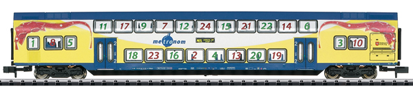 Trix 15396 - Metronom 2nd Class Bi-Level Passenger Car