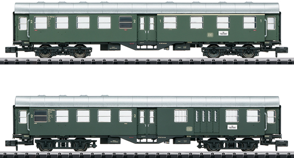 Trix 15409 - German Rebuilt Commuter Car Set of the DB