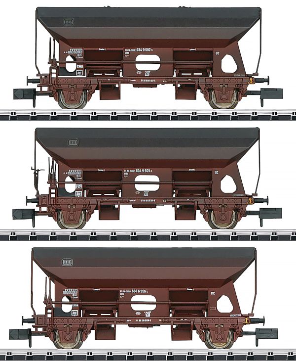 Trix 15466 - Trix 15466 - Side Dump Car Freight Car Set