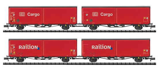 Trix 15544 - German Sliding Wall Wagon Set of the DB AG