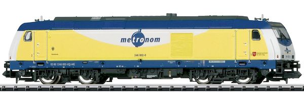 Trix 16642 - German Diesel Locomotive Metronom class 246 Buxtehude (DCC Sound Decoder)