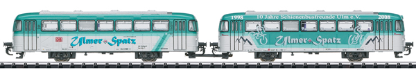 Trix 18903 - German Class VB 996 and VB 998 Trailer Car Set of the DB AG