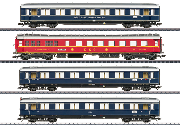 Trix 23233 - F41 Senator Express Train Passenger Car Set