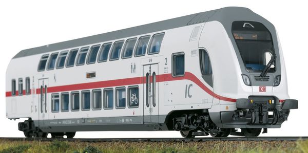 Trix 23255 - IC2 Type DBpbzfa 668.2 Bi-Level Cab Control Car, 2nd Class of the DB