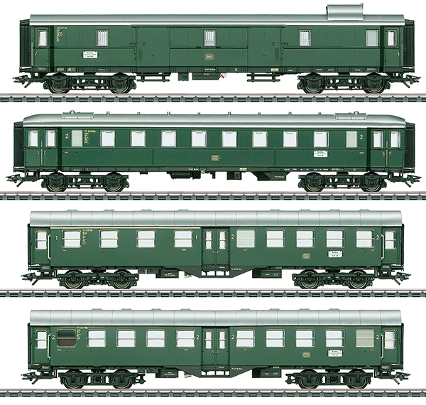 Trix 23507 - Limited Stop Fast Train Passenger Car Set for the Class VT 92.5