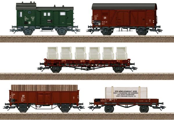 Trix 24075 - Heringsdorf Seaside Resort Freight Car Set of the DB