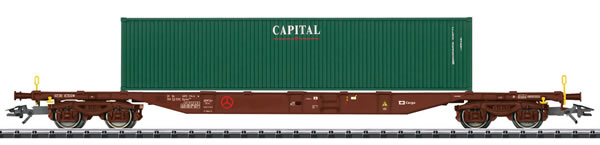 Trix 24132 - Container Transport Car Type Sgnss 539.8