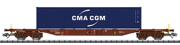 Trix 24133 - Container Transport Car Type Sgnss 539.9