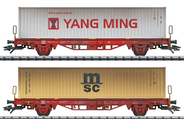 Trix 24139 - German Container Car Set of the DB AG