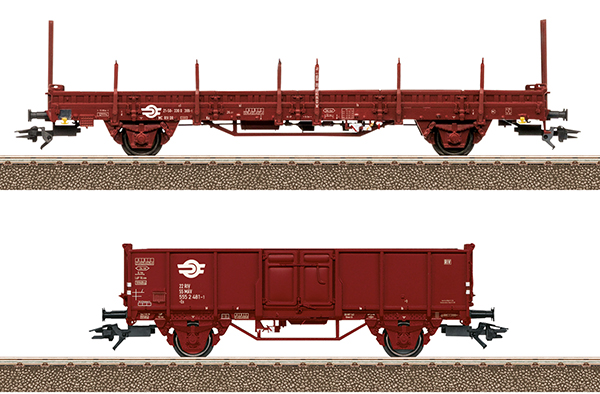 Trix 24191 - 2pc MÁV Freight Car Set