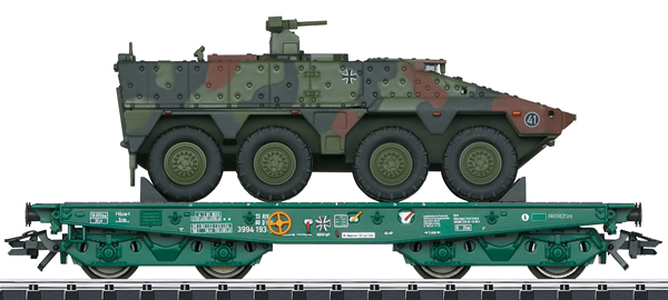 Trix 24224 - Type Rlmmps Heavy-Duty Flat Car 