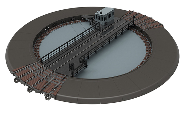 Trix 66861 - DB 23m C Track Turntable