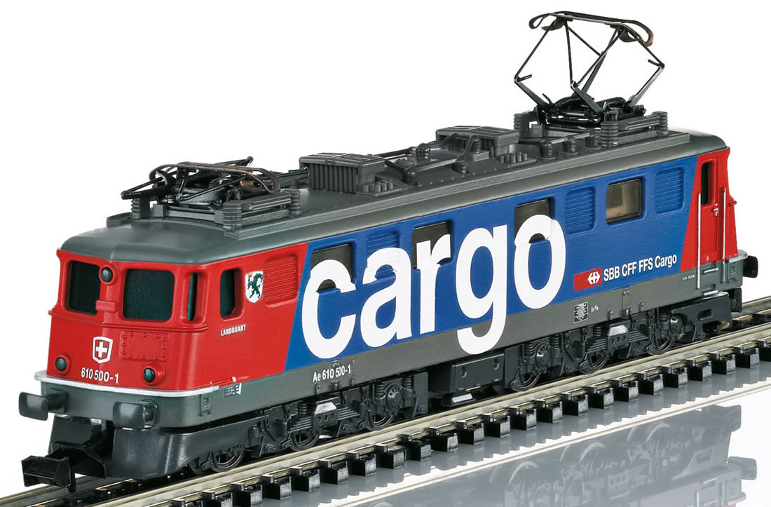 鉄道模型 @Super_RailCargo Trix 16261 - Swiss Electric Locomotive Class Ae 610 Cargo of the