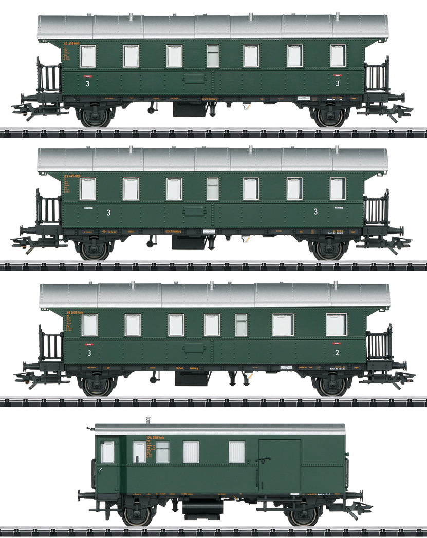 激安本物 HOゲージ 週末限定値下 TRIX 23456 4両セット バイエルン ドイツ 鉄道模型