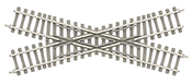 Minitrix Crossing – 30° with Concrete Ties, Length 104.2 / 4-1/8
