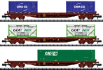 French Container Car Set of the SNCF