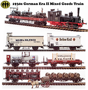 1930s German Era II Mixed Goods Train