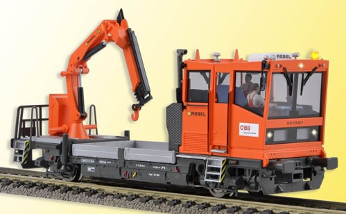 Viessmann 2621 - H0 ROBEL Track motor car 54.22 ÖBB version withmotorized crane, functional model, 2 rail version