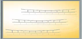 Viessmann 4337 - N Catenary wire 125 mm, 5 pieces