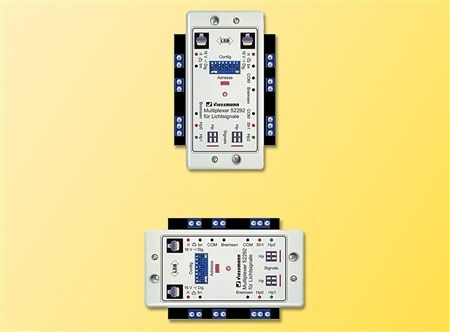 Viessmann 52292 - Double multiplexer for 2 colour light signalswith multiplex-technology