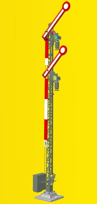 Viessmann 9501 - 0 Digital semaphore home signal, 2 coupled arms