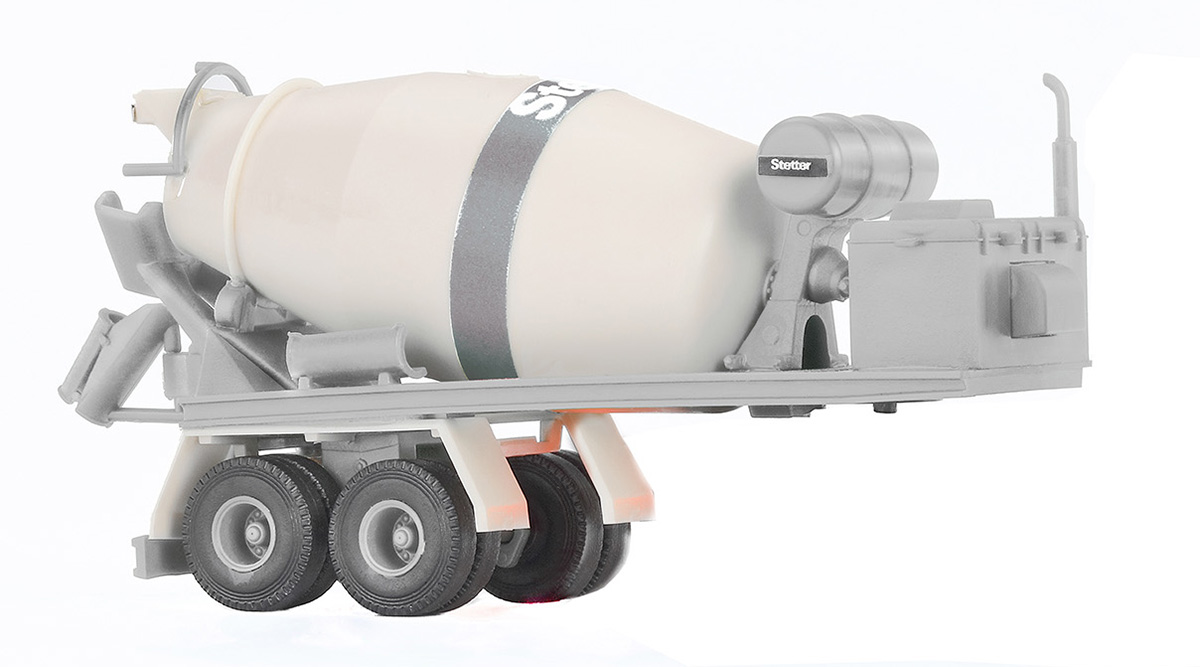 Viessmann Modelltechnik 2625 H0 - Carro A Piano Ribassato Con Betoniera, Modello Ferroviario Funzionante, Scala 1:87, Per Collezionisti