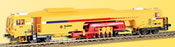 H0 Tamping machine 09-3X STRUKTON, P & T,functional model for 3 rail version *discontinued*