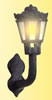 N Nostalgic wall lamp, LED warm-white