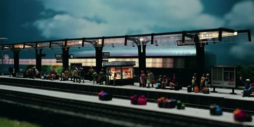 Vollmer 3532 - Passenger platform 24