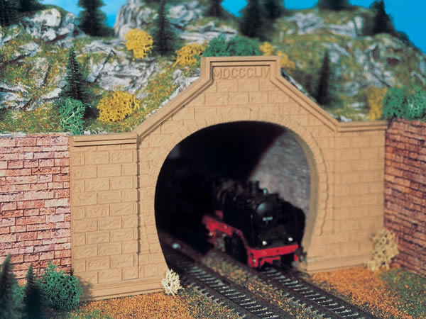 Vollmer 42505 - Tunnel portal Rheintal, double track, 2 pcs.