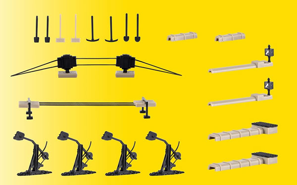 Vollmer 45136 - Deco-set Railway equipment