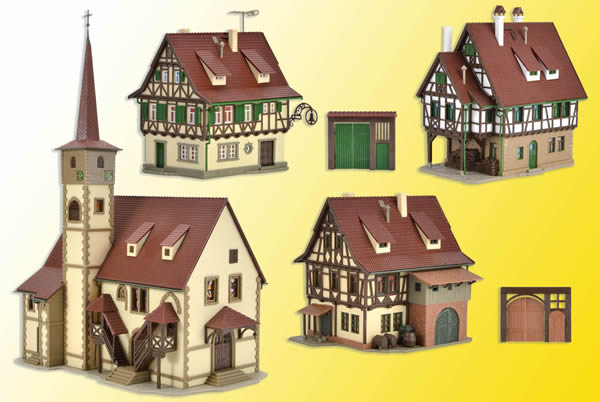 Vollmer 47734 - Half-timbered village 