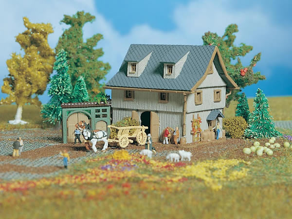 Vollmer 49541 - Barn with yard gate