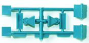 Barrier support for metal bridges