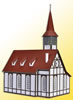 Half-timbered church Altbach