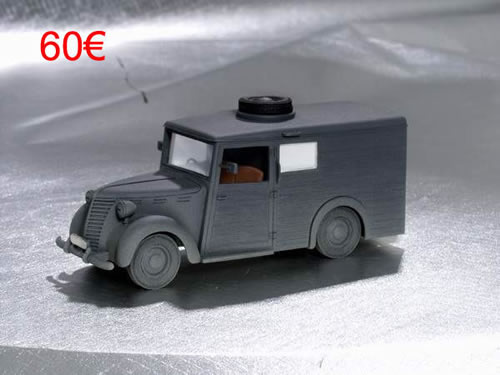 Wespe 35033 - FIAT 1100 AMBULANCE - WOOD CAB