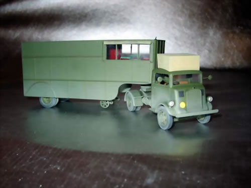 Wespe P35036 - FORDSON THAMES MAP CARAVAN - PAINTED