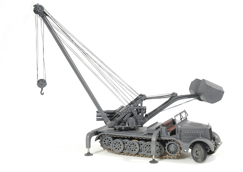 Wespe P35076 - CRANE 10TON SdKfz 9/2  - PAINTED                                                 