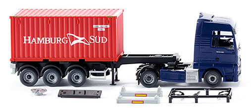 Wiking 52348 - Container Semi HamburgSud