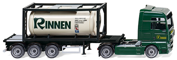 Wiking 53601 - MAN Tank Semi 20 Rinnen